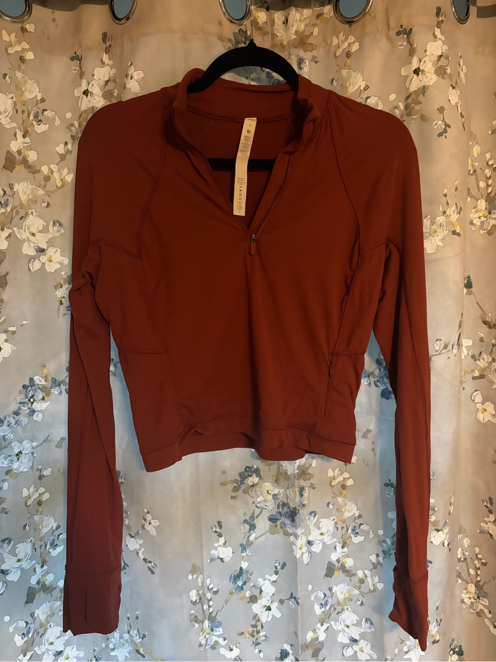 Women's Lululemon Long-Sleeve Half-Zip Active Top